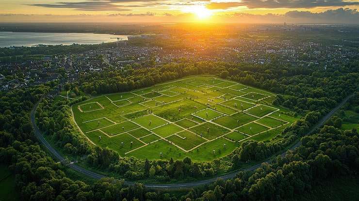 Adani Plots Panvel residential land with wide roads and gated community layout in Navi Mumbai