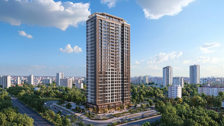 Belmac Infinity under construction 1 and 2 BHK residential towers in TPS 2 Panvel