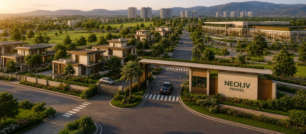 Neoliv Panvel 76 acre upcoming project banner in Panvel Mumbai