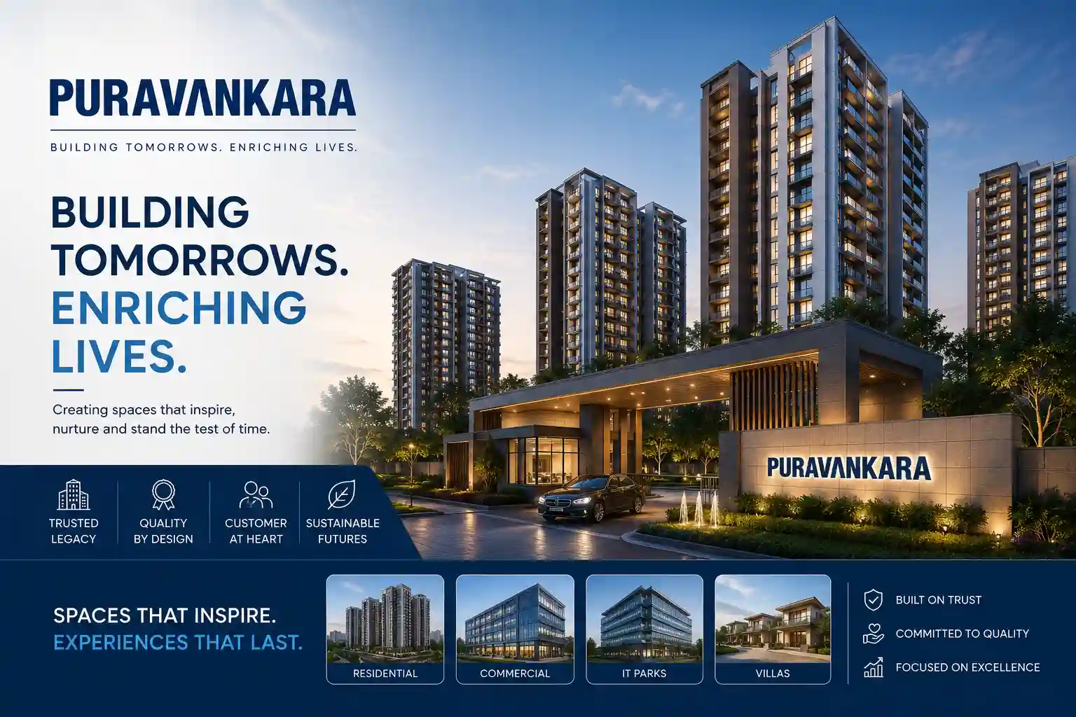 Purvankara Group Official Logo for Purva Group projects in Panvel Navi Mumbai