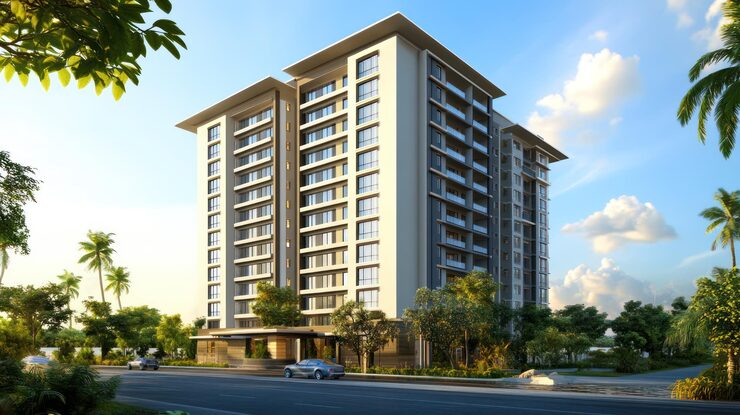 Superb Yogakshema Residency affordable 1 and 2 BHK built-to-suit homes in Panvel township